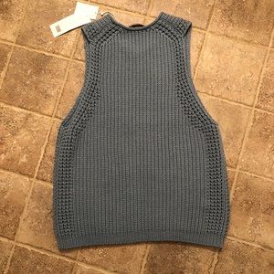 Vince blue sweater tank